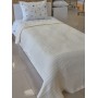 ETEHOMETEX HAVUZLU PİKE TAKIMI %100 PAMUK TEK KİŞİLİK KREM 8696474232109